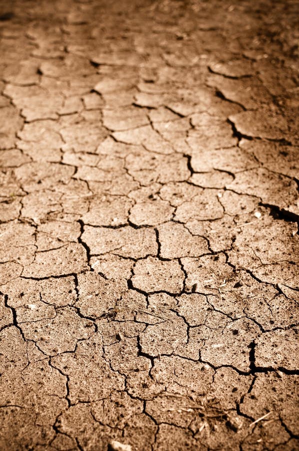 Dried Cracked Dirt or Mud stock images