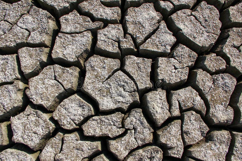 Dried cracked lake bottom background royalty free stock photo