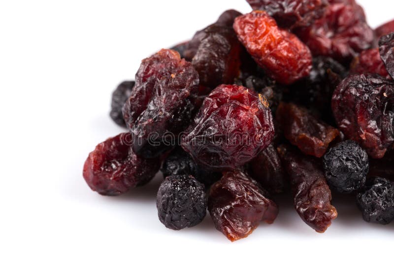 Dried Cranberries, Cherries and Blueberries Stock Photo Image of