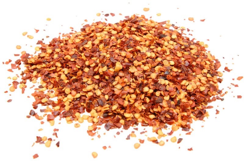 Dried, Crushed Chilli Flakes and Seeds Stock Photo Image of culinary, food 39716306
