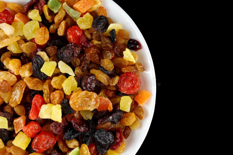 Dried Exotic Fruits on a Plate Stock Image Image of date, ingredient 263829383