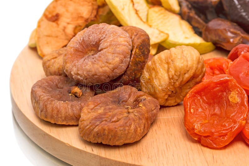 Dried Figs and Other Fruits Stock Image Image of studio, brown 62344133