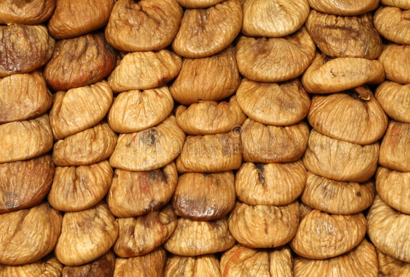 Dried Figs for Sale in the Stand of Typical Products Stock Photo