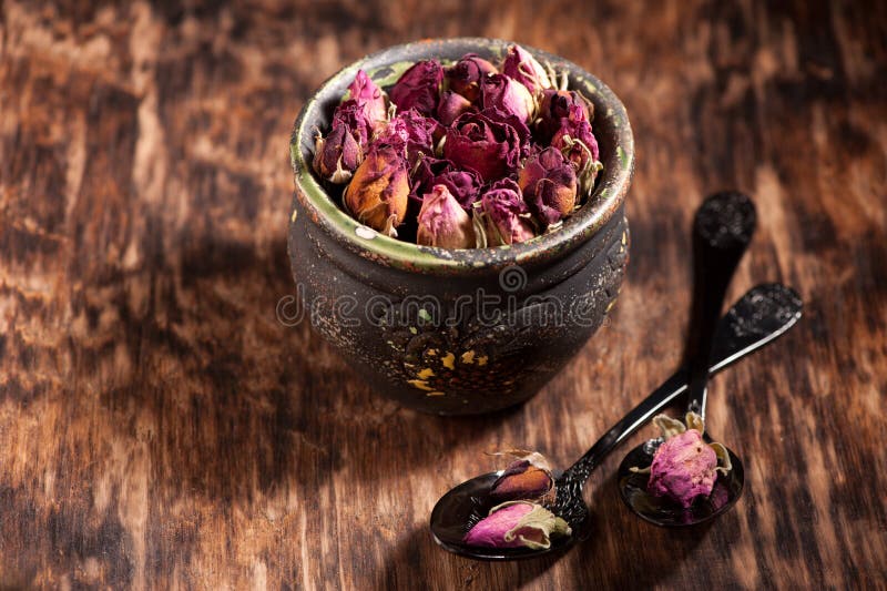 Dried Flowers Roses. Herbal Tea Stock Photo Image of rose, therapy 58518068