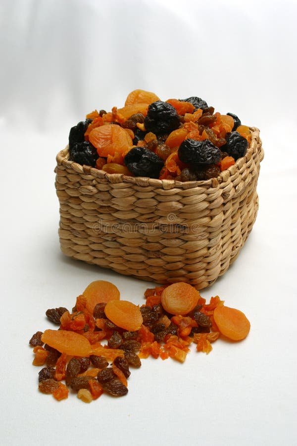 Dried Fruit Basket stock image. Image of apricot, prune 72575