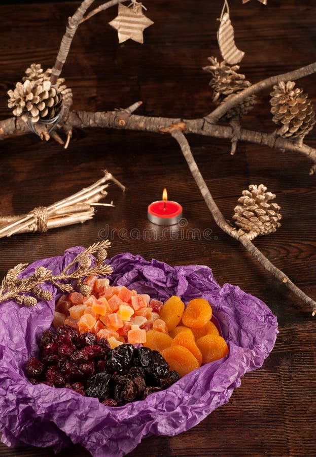 Dried fruit mix stock photo. Image of heap, food, billberry 26697220