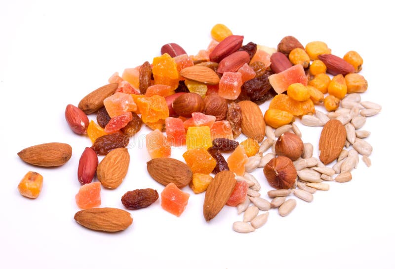 Dried fruit and nuts