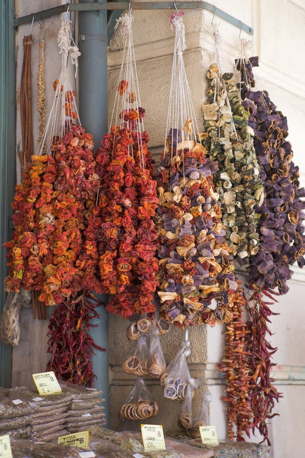 Dried fruit and vegetables stock photo. Image of exotic 57940788