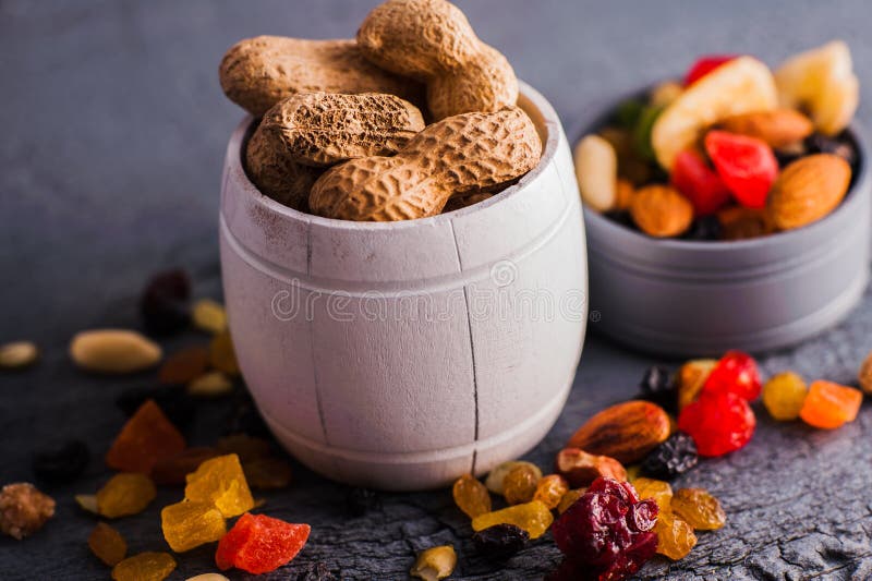 A Mixture of Dried Fruits, Candied Fruits Stock Photo Image of