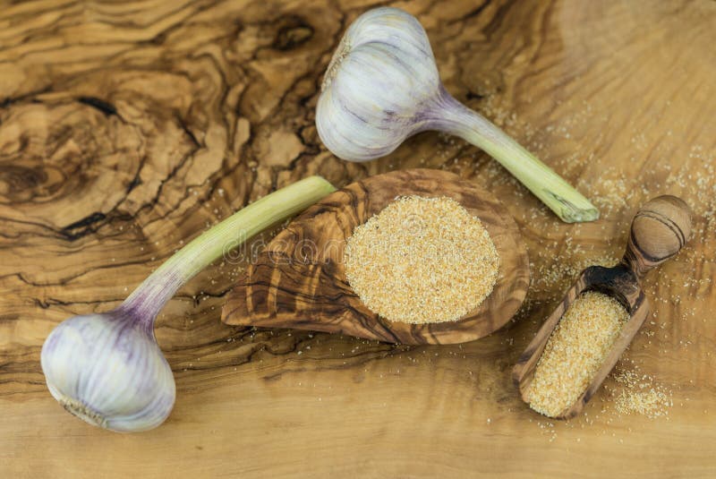 Dried Garlic granules stock image. Image of ground, herbs 210406373
