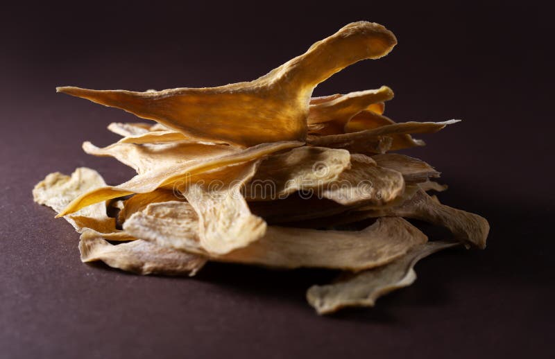 Dried ginger slices stock image. Image of chips, oriental 136700165