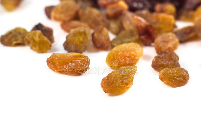 Dried Grape Raisins on a White Background Stock Photo Image of grape