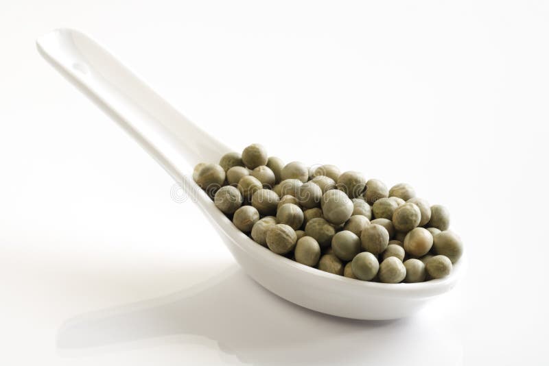 Dried green peas stock image. Image of portion, green 50479809