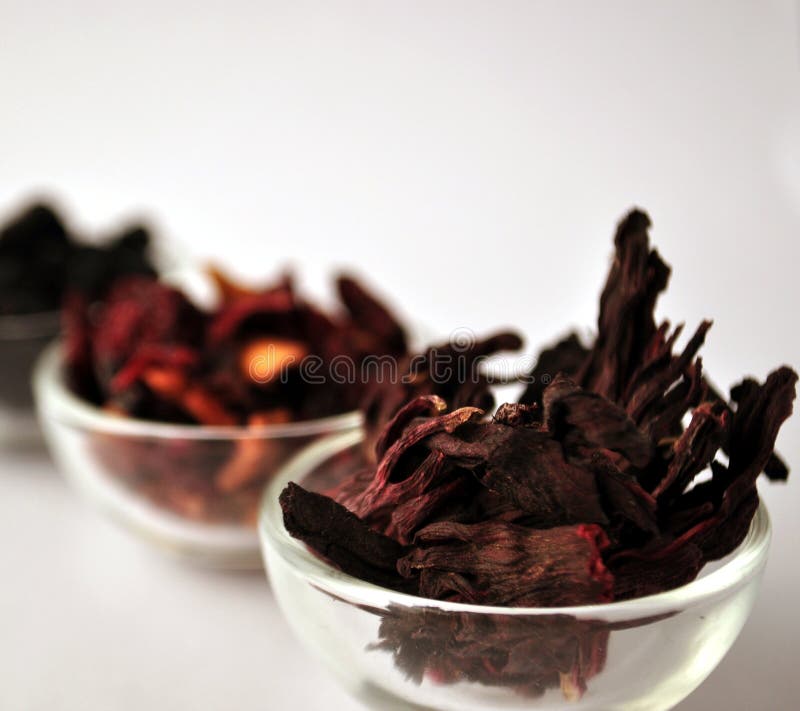 Dried hibiscus flowers stock photo. Image of nutrition 80771114