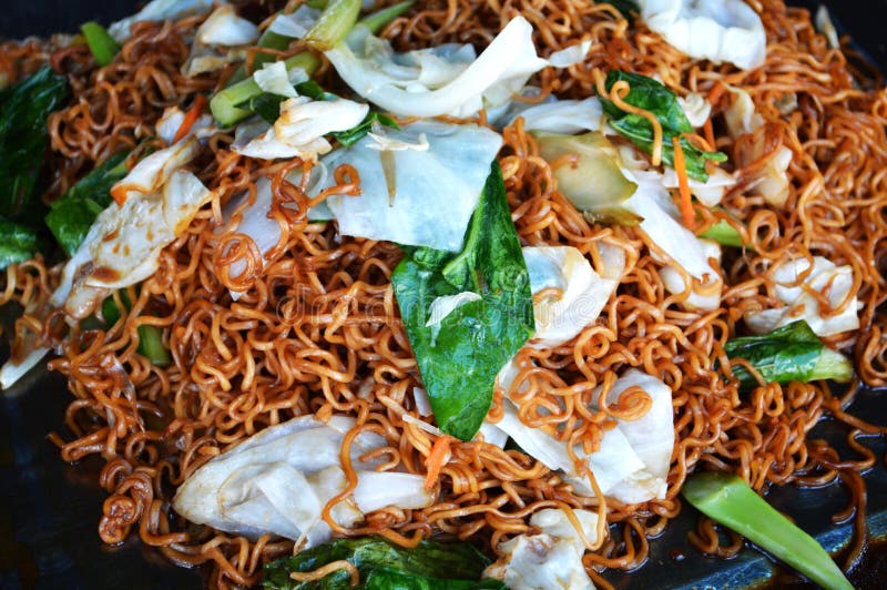 Dried instant noodles fry royalty free stock image Dried instant noodles fry royalty free stock image