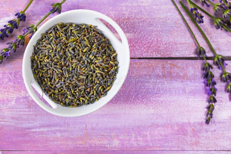 Dried Lavender Buds Flowers Stock Image Image of flower, focus 199072197