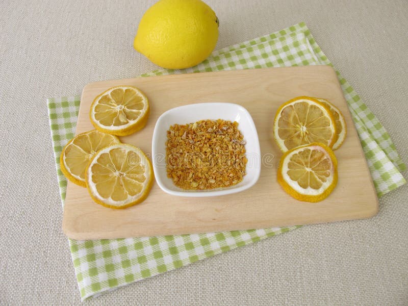 Dried Lemon Slices and Grated Lemon Peel Stock Image Image of grated Dried Lemon Slices and Grated Lemon Peel Stock Image Image of grated