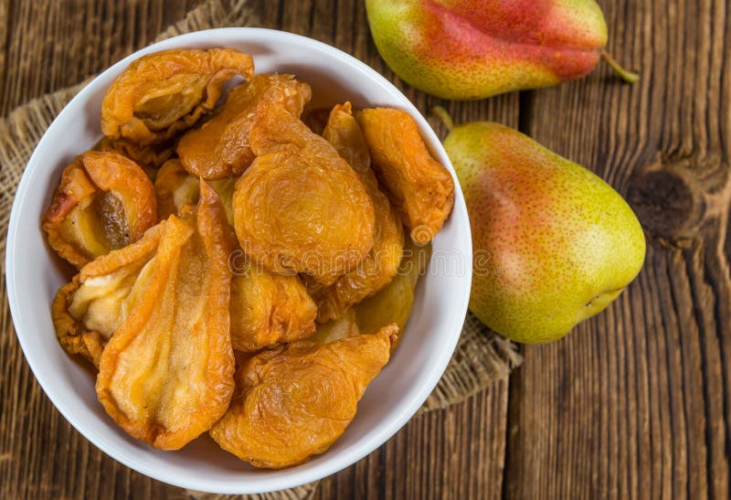 Dried Pears (selective Focus) Stock Image Image of nutrition