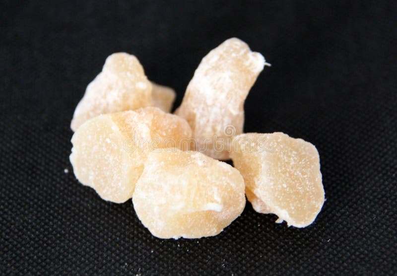 Dried Pieces of Ginger with Sugar Stock Image Image of food, sweet 178137577