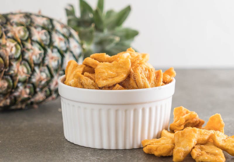 Dried Pineapple Crispy Chips Stock Photo Image of fresh, tropical
