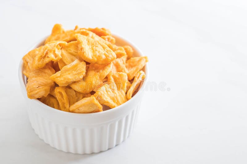 Dried Pineapple Crispy Chips Stock Image Image of meal, nutrition