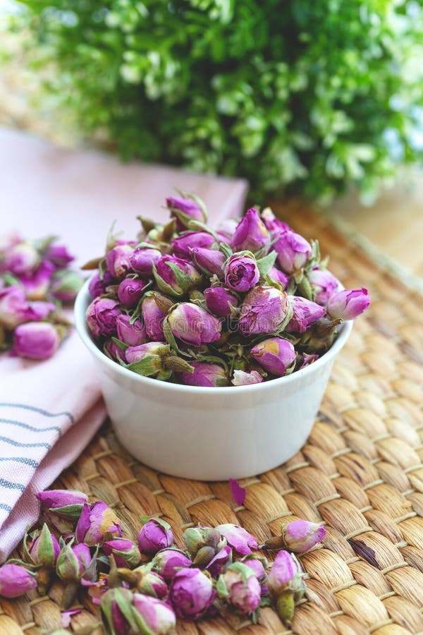 Dried pink roses tea stock photo. Image of cosmetics 186767910
