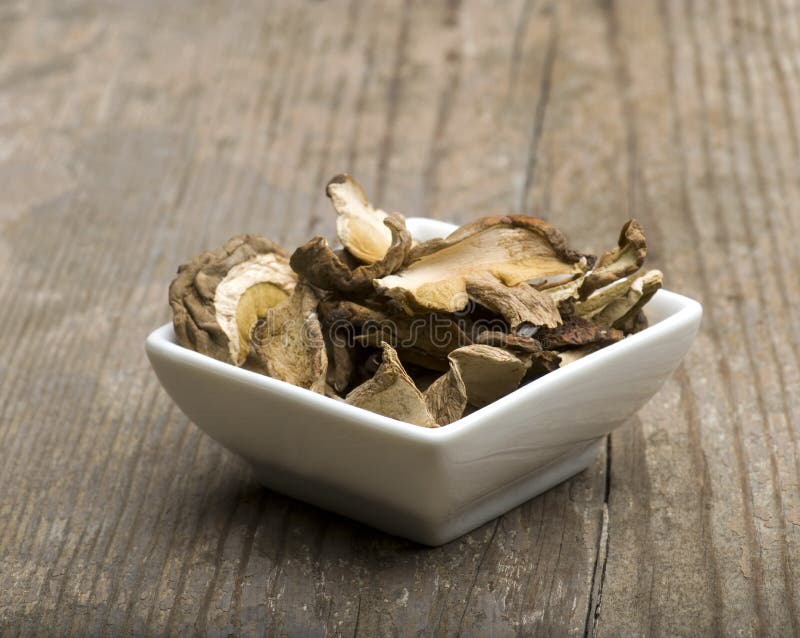 Dried Porcini Mushrooms Macro Stock Image Image of texture, gourmet