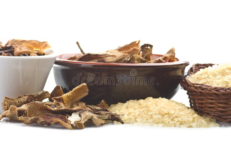 Dried porcini mushrooms stock image. Image of herb, bolete 36698265