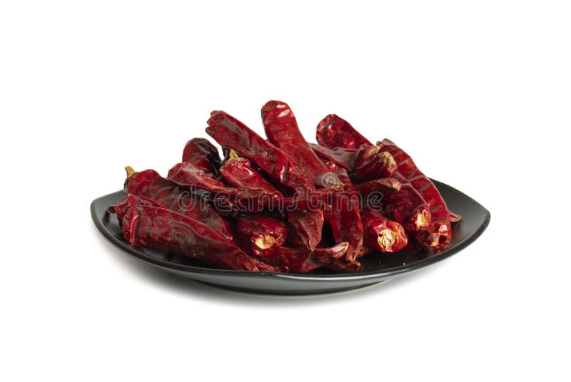 Dried Red Chili Peppers stock image. Image of seasoning 212041691