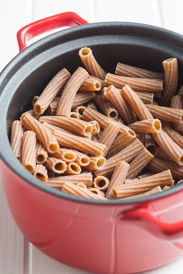 Dried rigatoni pasta. stock photo. Image of italian, cook 97118176