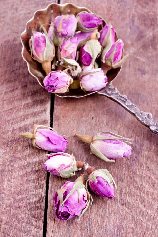Dried rose buds stock photo. Image of macro, herb, aromatherapy 42522282