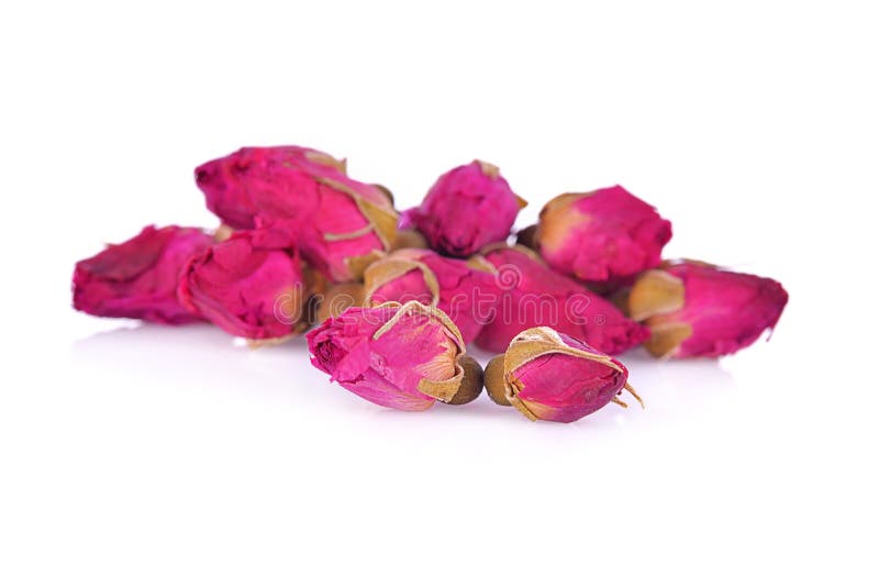 Dried Roses Isolated on White Background Stock Photo Image of