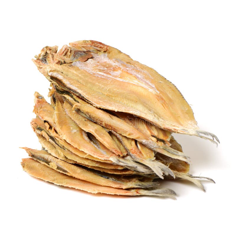 Dried salmon fish stock photo. Image of fish, isolated 132831024