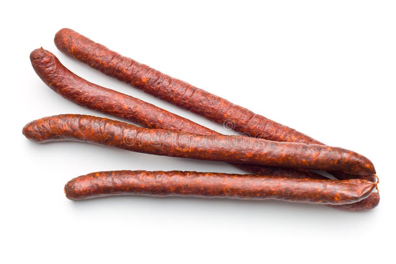 Dried sausages stock image. Image of spiced, gourmet 54664323