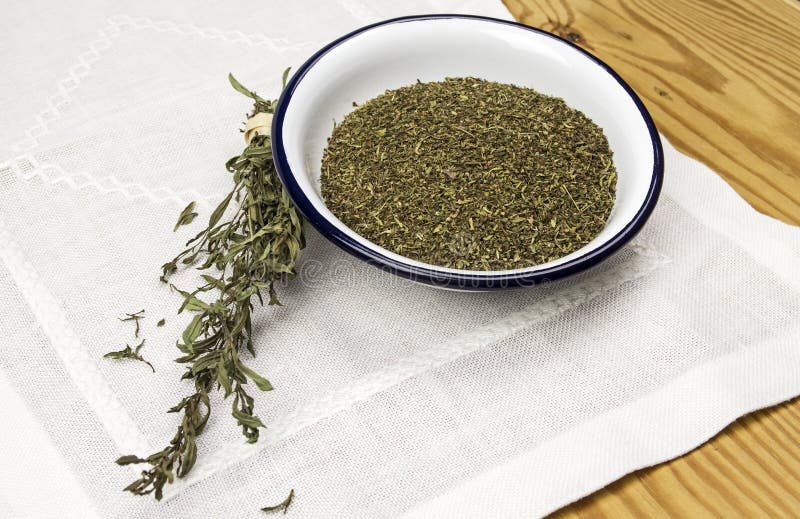 Dried savory stock image. Image of condiment, savory 28503581