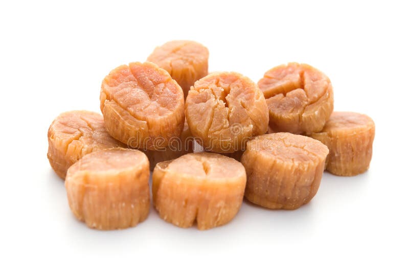 Dried scallop stock photo. Image of dried, closeup, food 10981378