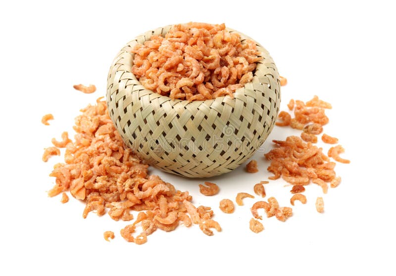 Dried shrimp stock photo. Image of bowl, dried, pile 154375034