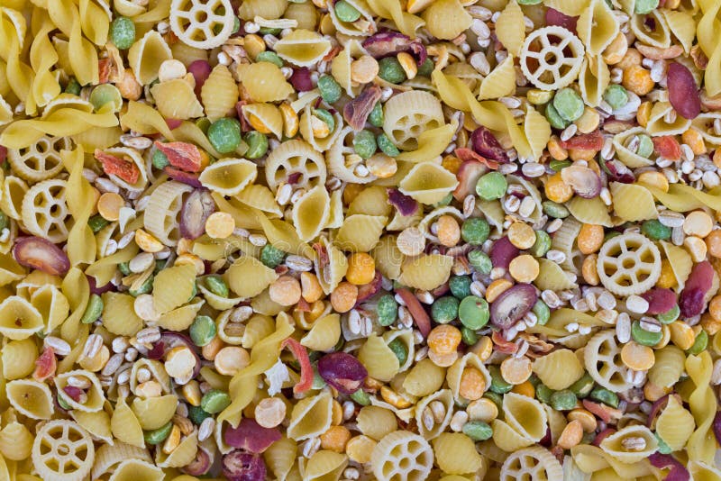 Dried Soup Mix stock image. Image of legumes, pasta, dried 14275619