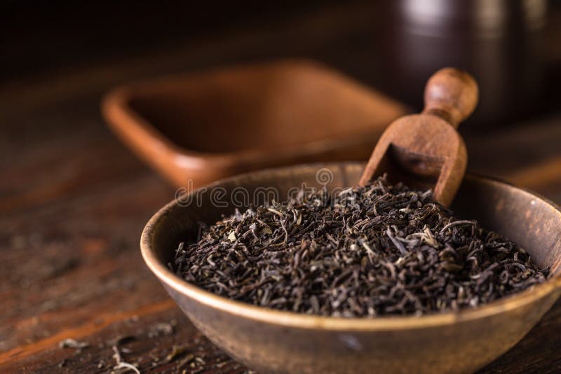 Traditional Tibetan Butter Tea or Churned Tea in White Bowl. Asian