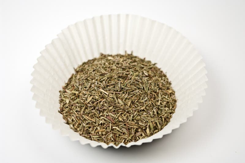 Dried thyme stock image. Image of meal, plant, spice 13091439