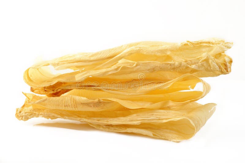 Dried tofu skin stock image. Image of soybean, delicious 32827819