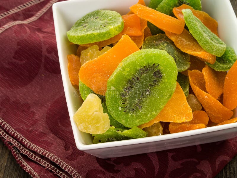 Dried Tropical Fruit stock image. Image of colors, green 26177031