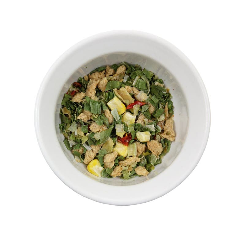 Dried Vegetable Ingredients Noodle Soup Stock Photo Image of cabbage