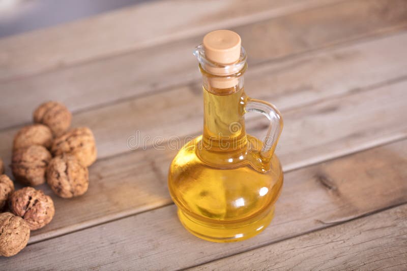 Dried Walnut Fruit and Squeezed Walnut Oil Stock Image Image of fruit
