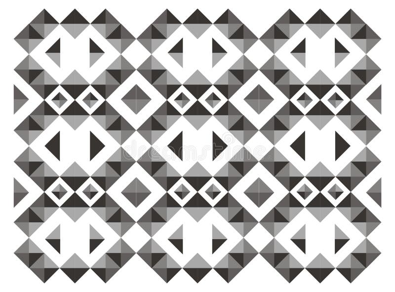 Naadloos driehoekpatroon royalty-vrije illustratie