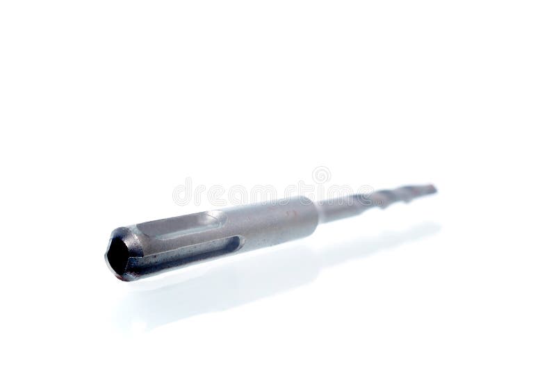 Drill bit isolated on white background