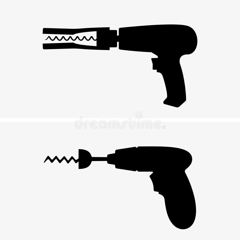 Drill corkscrew stock vector. Illustration of drill, object 86401307