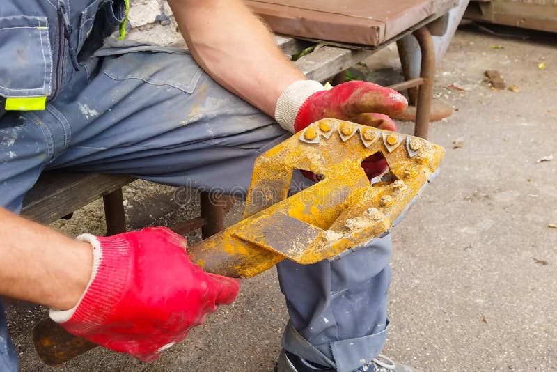 Drill Head for Water Well Drilling. Drilling Stock Image Image of