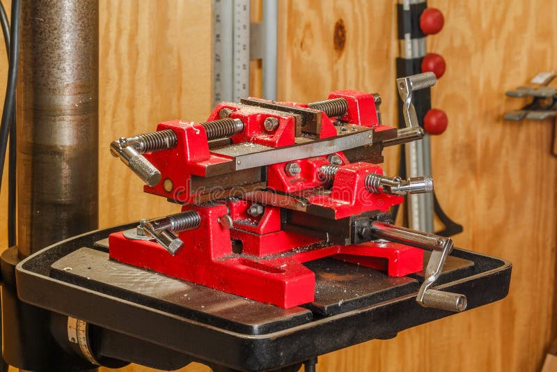 Drill Press Vise stock photo. Image of drill, metal, steel 51563448