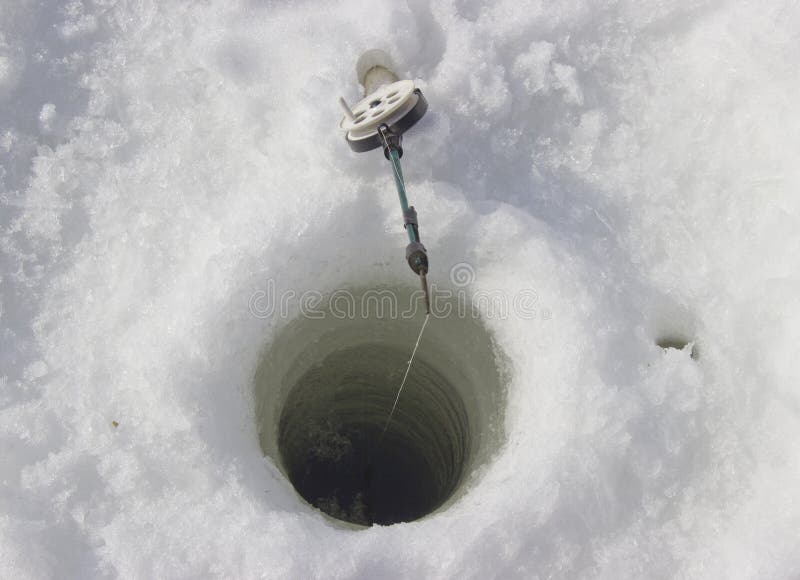 Drilled a hole stock image Drilled a hole stock image